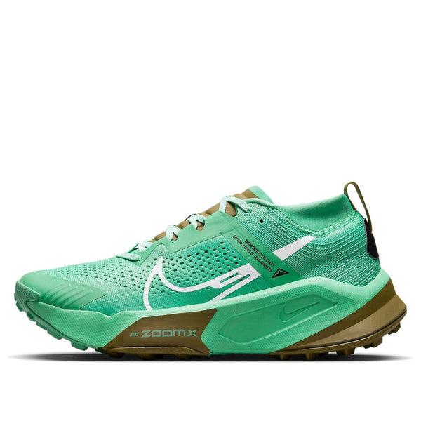 

Кроссовки zoomx zegama trail 'spring green olive flak' Nike, зеленый