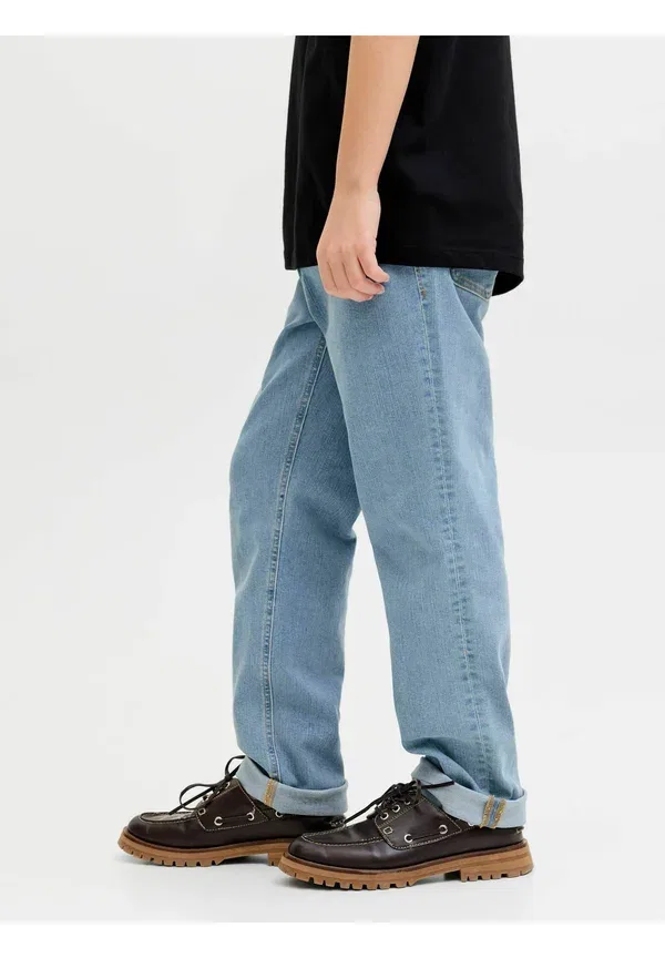 Джинсы Regular Fit Jrebnoah Jjcraft At 761 Noos Jnr Regular Fit Jeans Straight Leg Jeans Jj Rebel, синий деним — фото 4