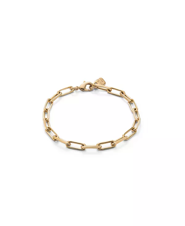 

Браслет с крупными звеньями, покрытый золотом 18 карат Unode50, gold