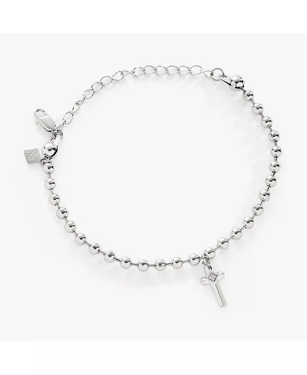 

Браслет-Цепочка с крестообразными шариками Alex And Ani, silver