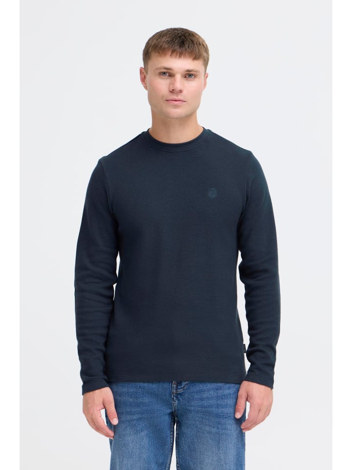 

BLEND Лонгслив с длинными рукавами BHMForta темно-синего цвета