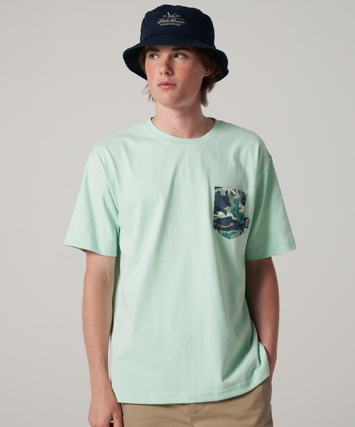 

Футболка с коротким рукавом, с карманом, с принтом Eddie Bauer