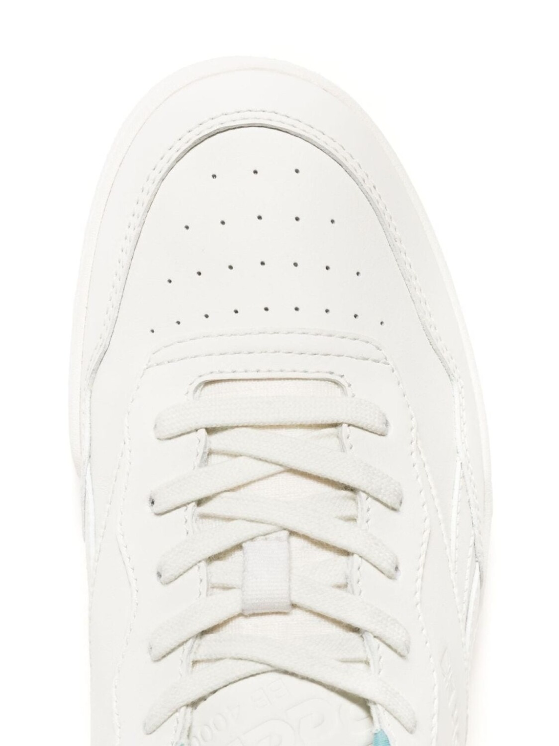 Кроссовки Reebok BB4000 II Faux Leather, белый/голубой — фото 4