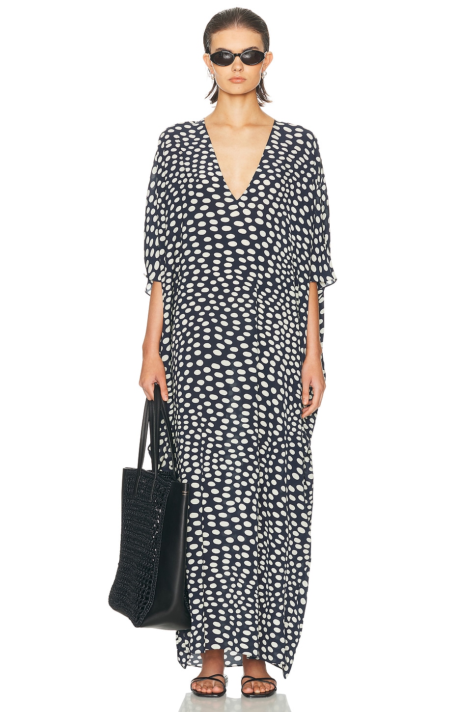 

Платье Pois Long Kaftan Adriana Degreas, Blue