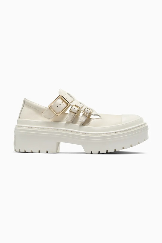 Кожаные полуботинки Chuck Taylor All Star Lugged Heel MJ Converse, белый