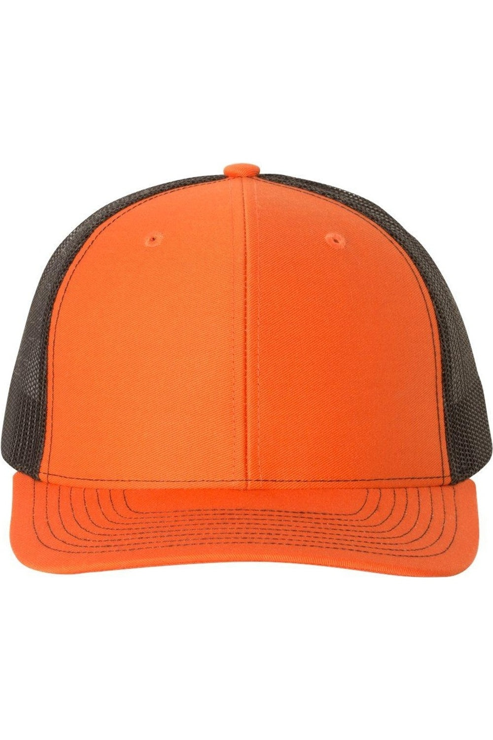 

Регулируемая бейсболка дальнобойщика Richardson Snapback, оранжевый/черный