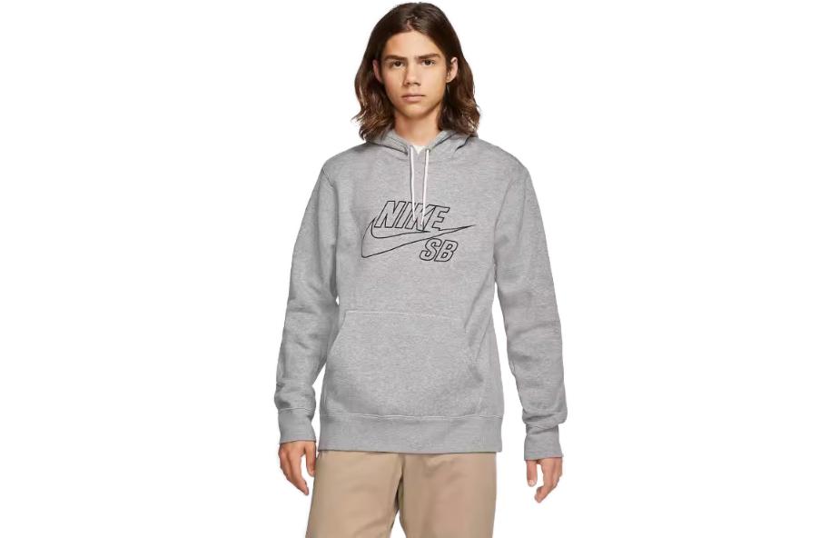 Толстовки Unisex с капюшоном, умеренная посадка, Regular Nike, черный белый — фото 4