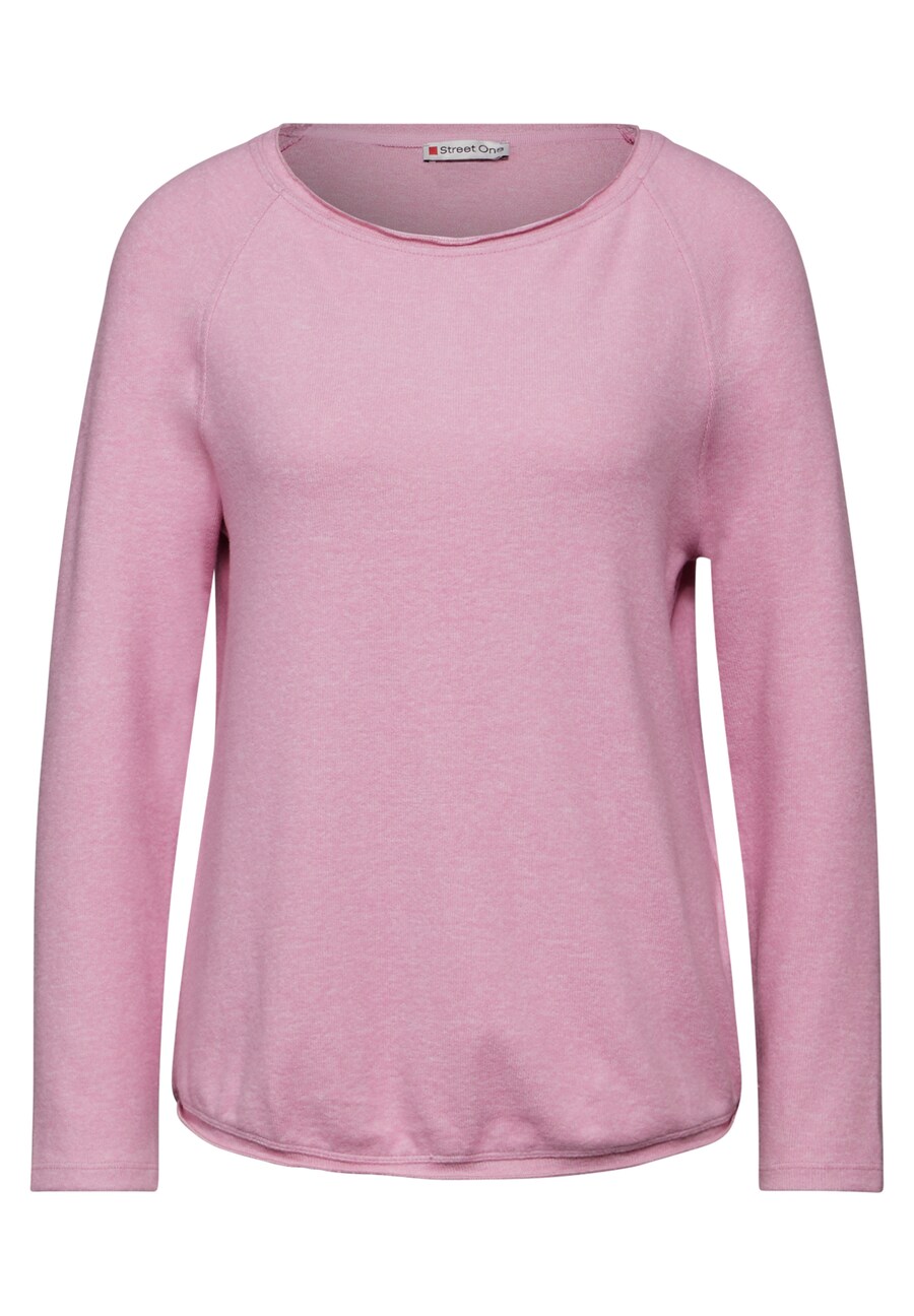 

Лонгслив STREET ONE Shirt, розовый