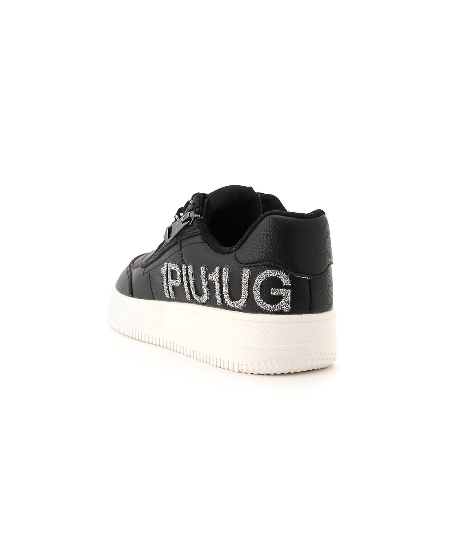 1PIU1UGUALE3 Кроссовки RELAX с блестящим логотипом 1PIU1UGUALE3 RELAX, Black — фото 4