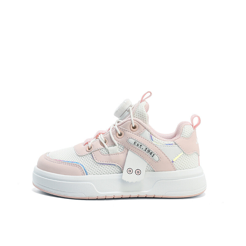 

Детские кроссовки для скейтбординга Kids Low-top White/Pink Jeep, розовый