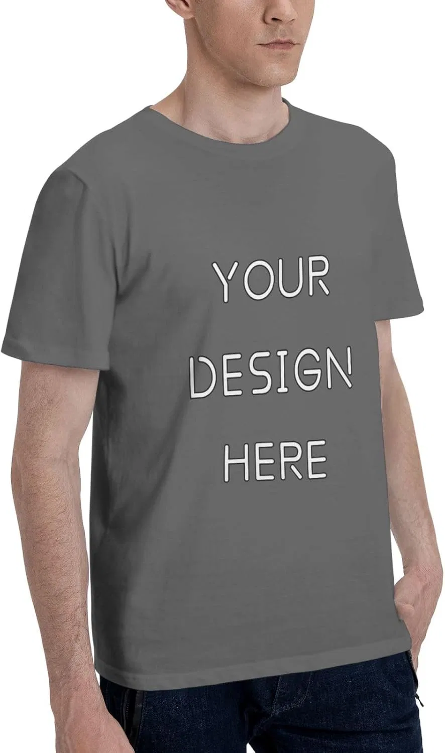 Футболка хлопковая Custom Shirt, Deep Heather — фото 3
