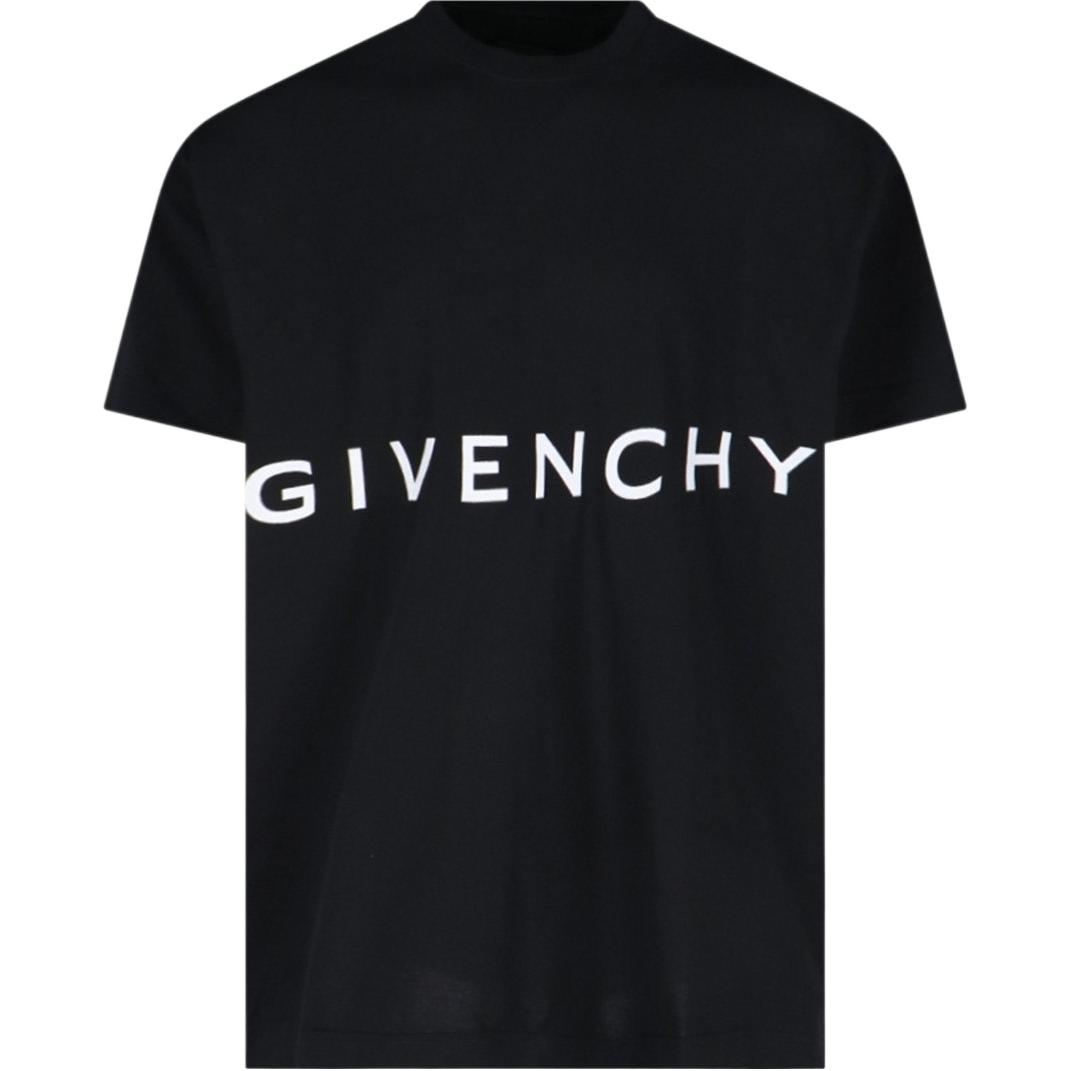 

Футболка с круглым вырезом и мотивом 4G Givenchy, черный