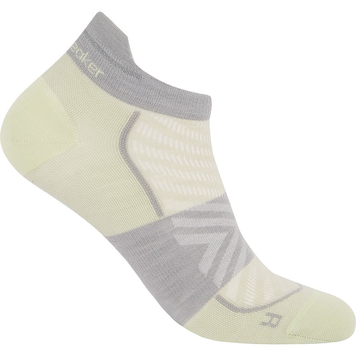 

Ультралегкий микроносок Merino run+ Icebreaker, цвет ashen/alloy
