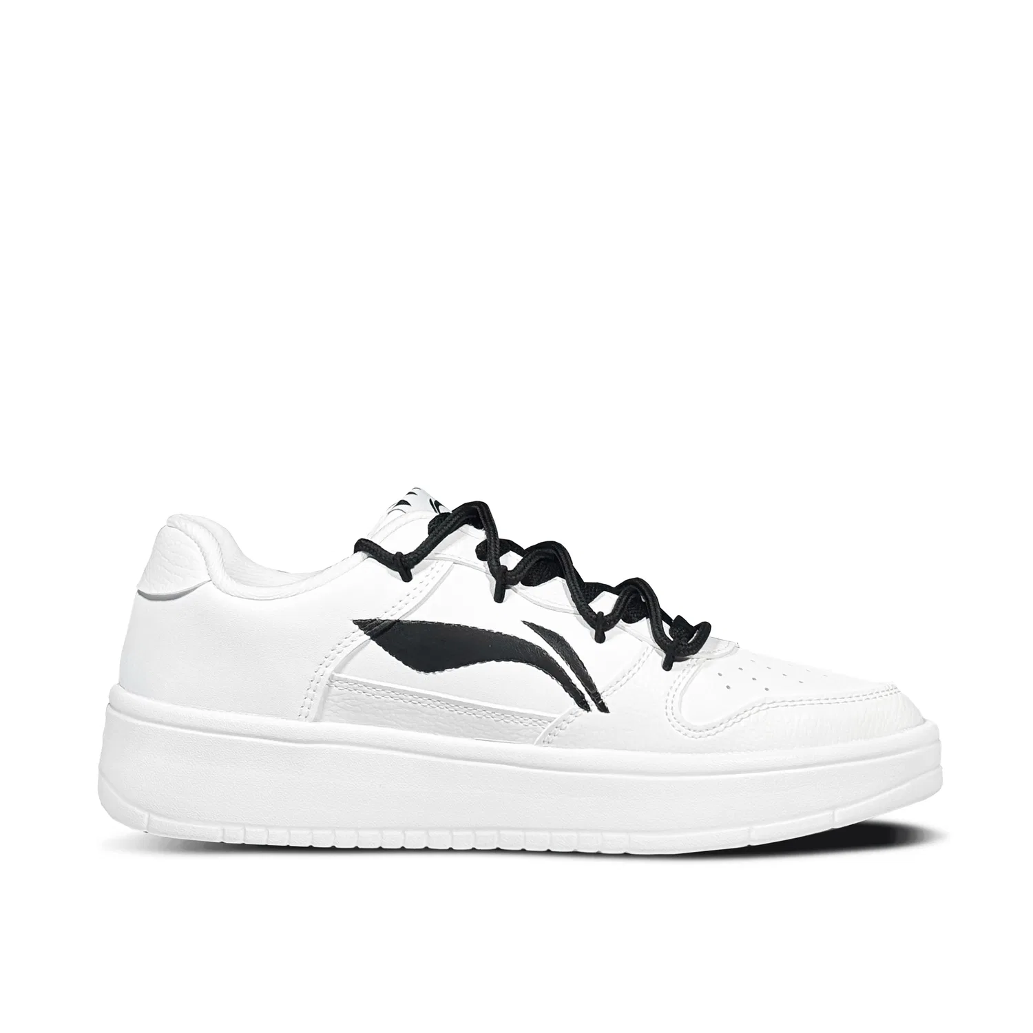 Кроссовки скейтбордические с принтом Li-Ning Black White — фото 3