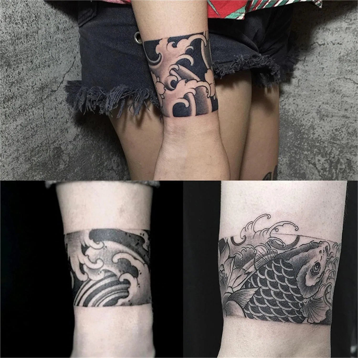 Набор временных татуировок Juice Tattoo Stickers, 3 шт., one color