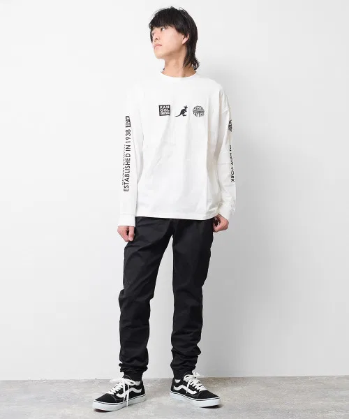 Детская футболка с принтом KANGOL KIDS Off-white — фото 2