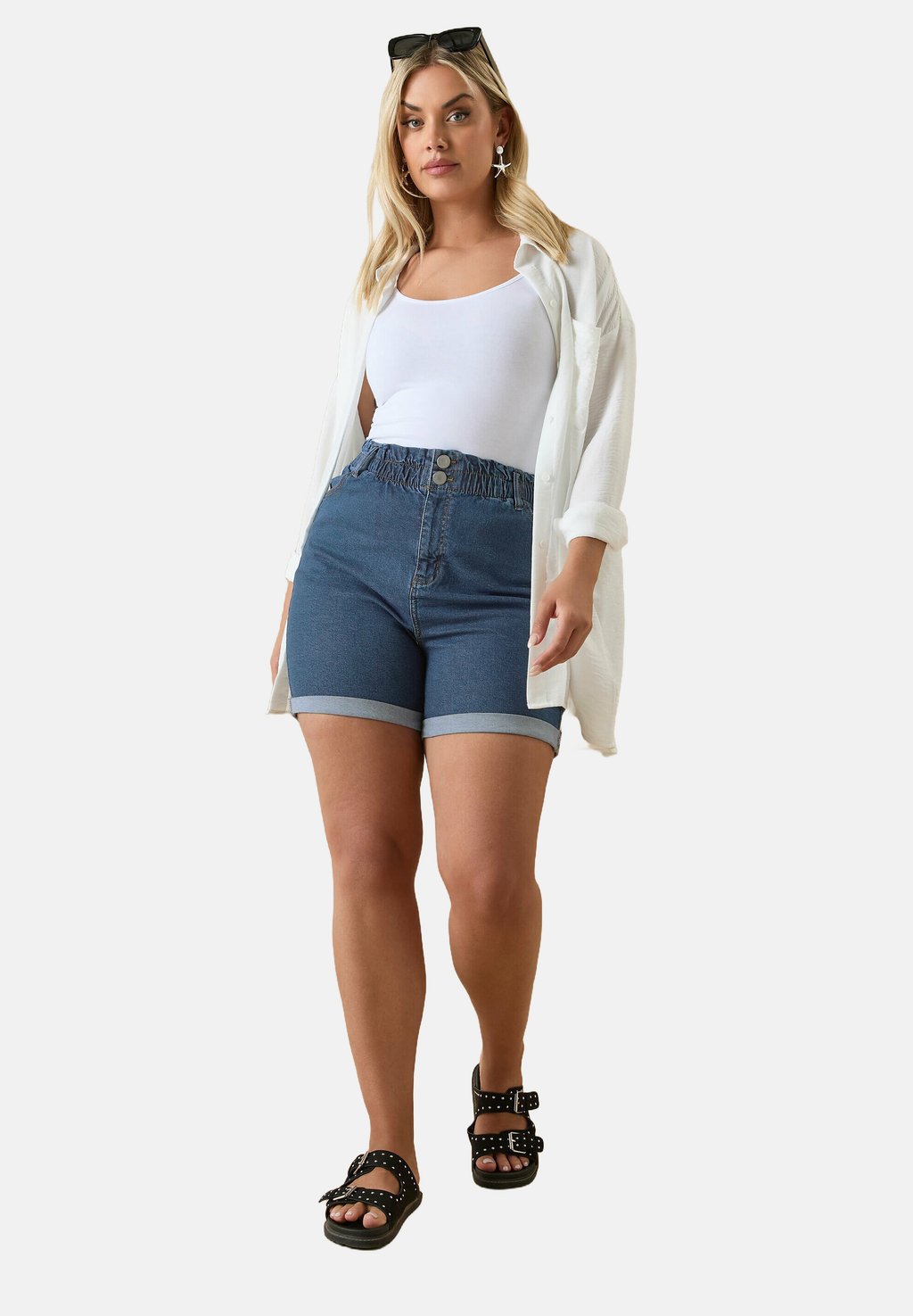 

Джинсовые шорты Yours Clothing, синий