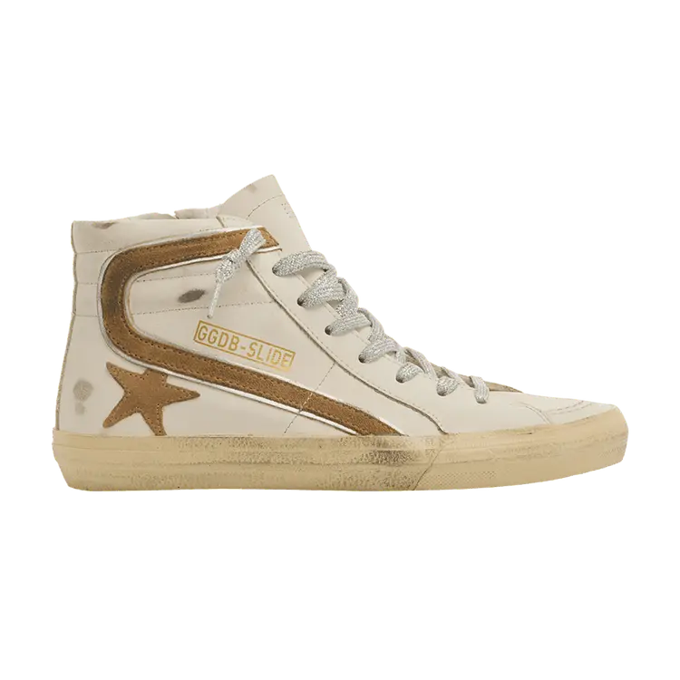 Кроссовки Golden Goose Wmns Slide Sneaker White Tobacco, белый
