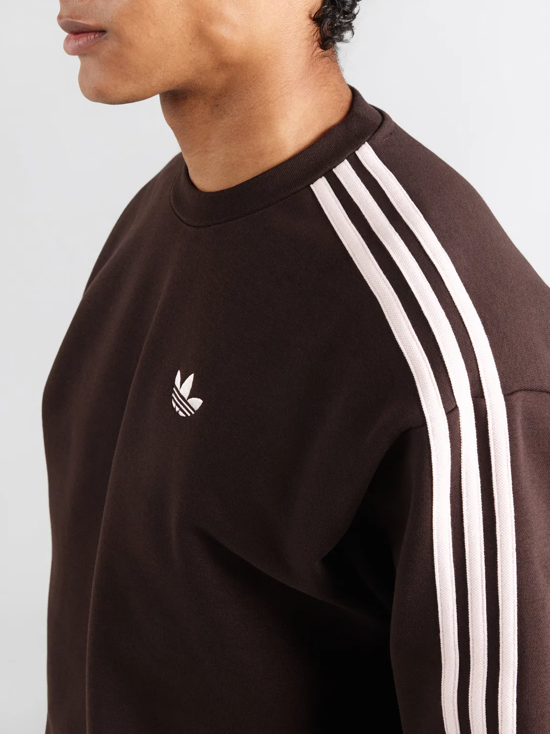 Толстовка Adidas Originals, коричневый — фото 3