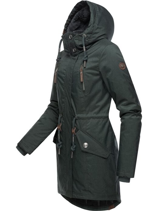 

Меланжевое зимнее пальто elsie Ragwear, зеленый