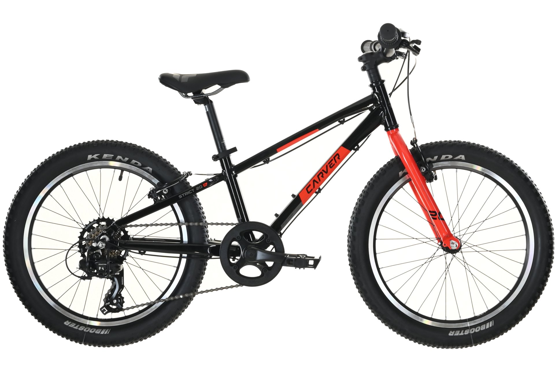 

Горный велосипед Carver Strict 20 SL - 20 дюймов - Diamant - 2024, цвет Schwarz|black/red/anthracite