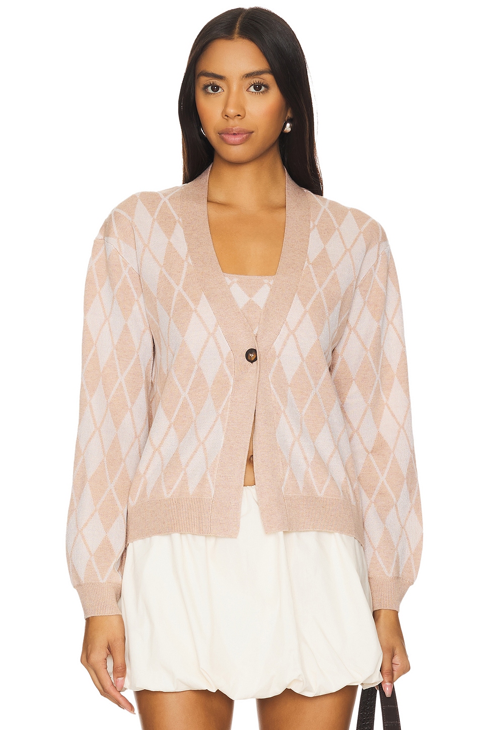 

Кардиган cassidy argyle For Love & Lemons, коричневый