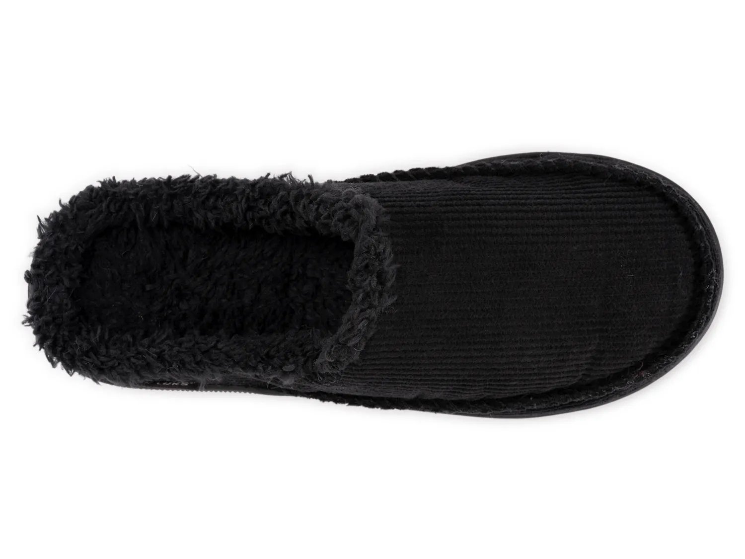 Тапочки MUK LUKS Corduroy Clog Slipper - Men's, черный — фото 4