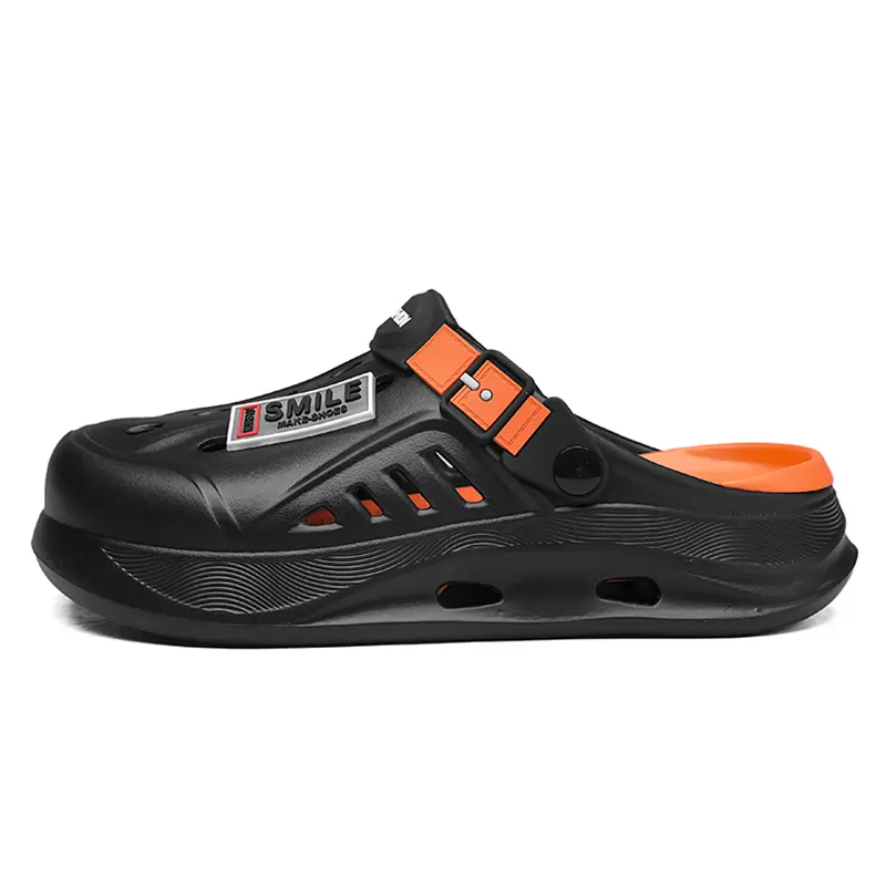 

NB CROSS Клоги унисекс 2455-31 черные оранжевые, цвет 2455-31 Black Orange