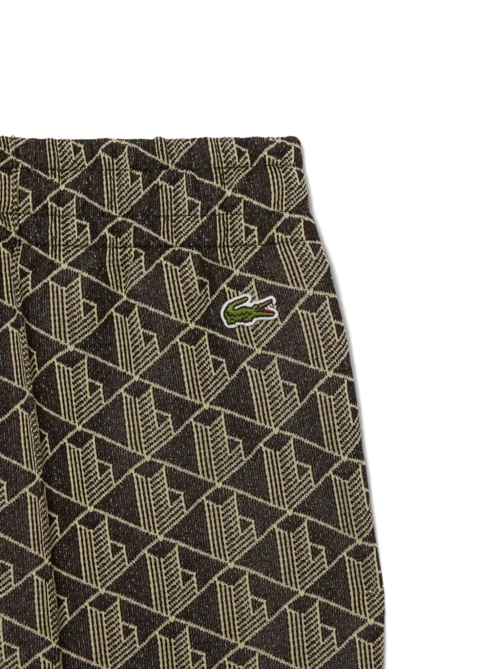 Тренировочные брюки Lacoste с монограммой, коричневый — фото 4