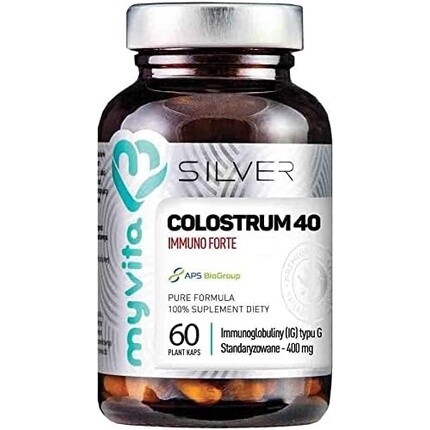 

Colostrum 40 Immuno Forte Ig тип G стандартизированный 60 капсул 400 мг, Proness