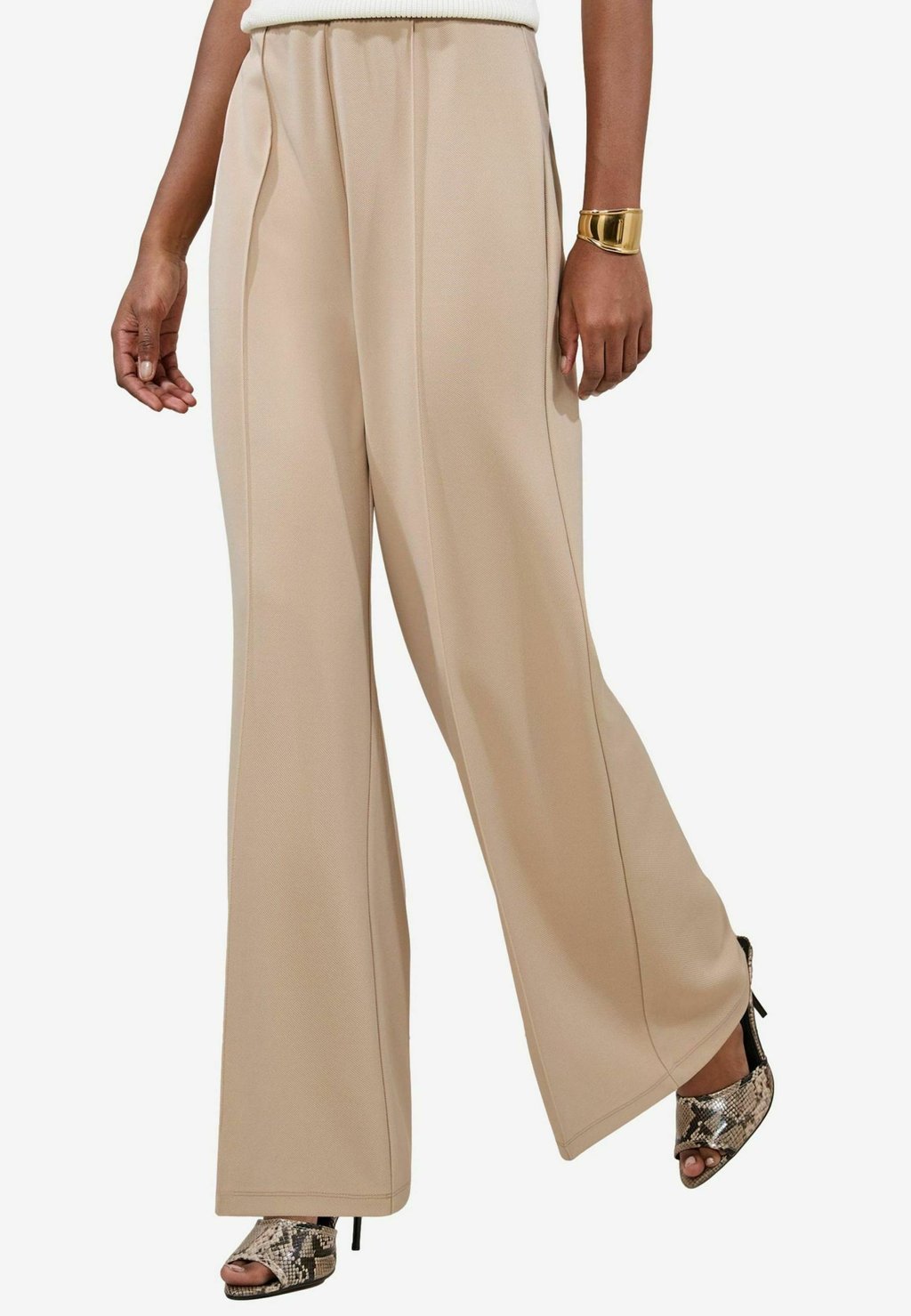 

Брюки HIGH WAIST WIDE LEG Lipsy, бежевый
