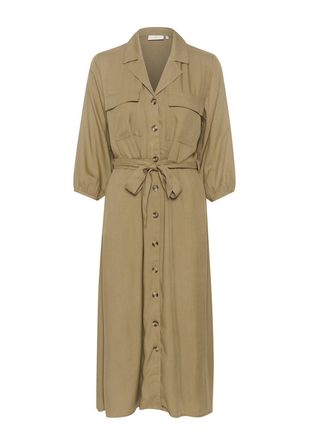 

Платье-рубашка на талии NANNA Kaffe, коричневый