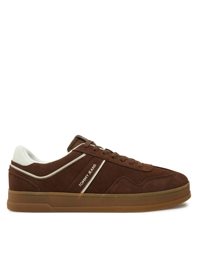 

Кроссовки The Greenwich Suede EM0EM01516 Tommy Jeans, коричневый