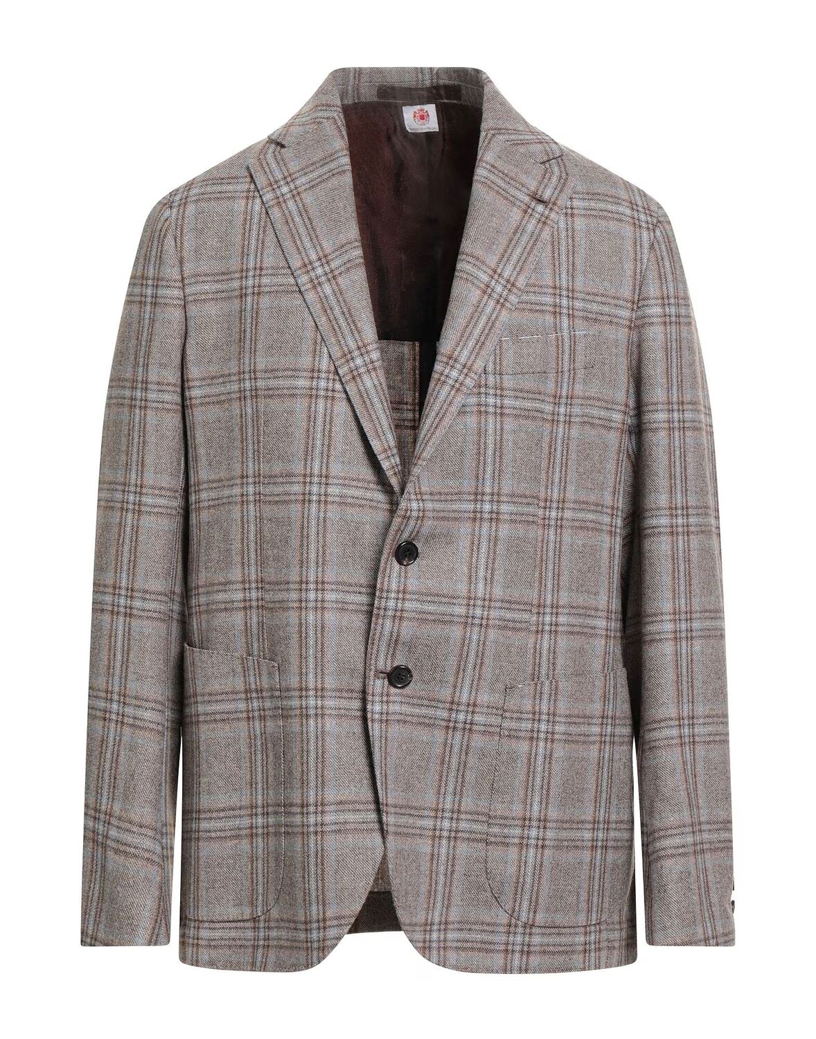 

Блейзер Luigi Borrelli Napoli, серо-коричневый