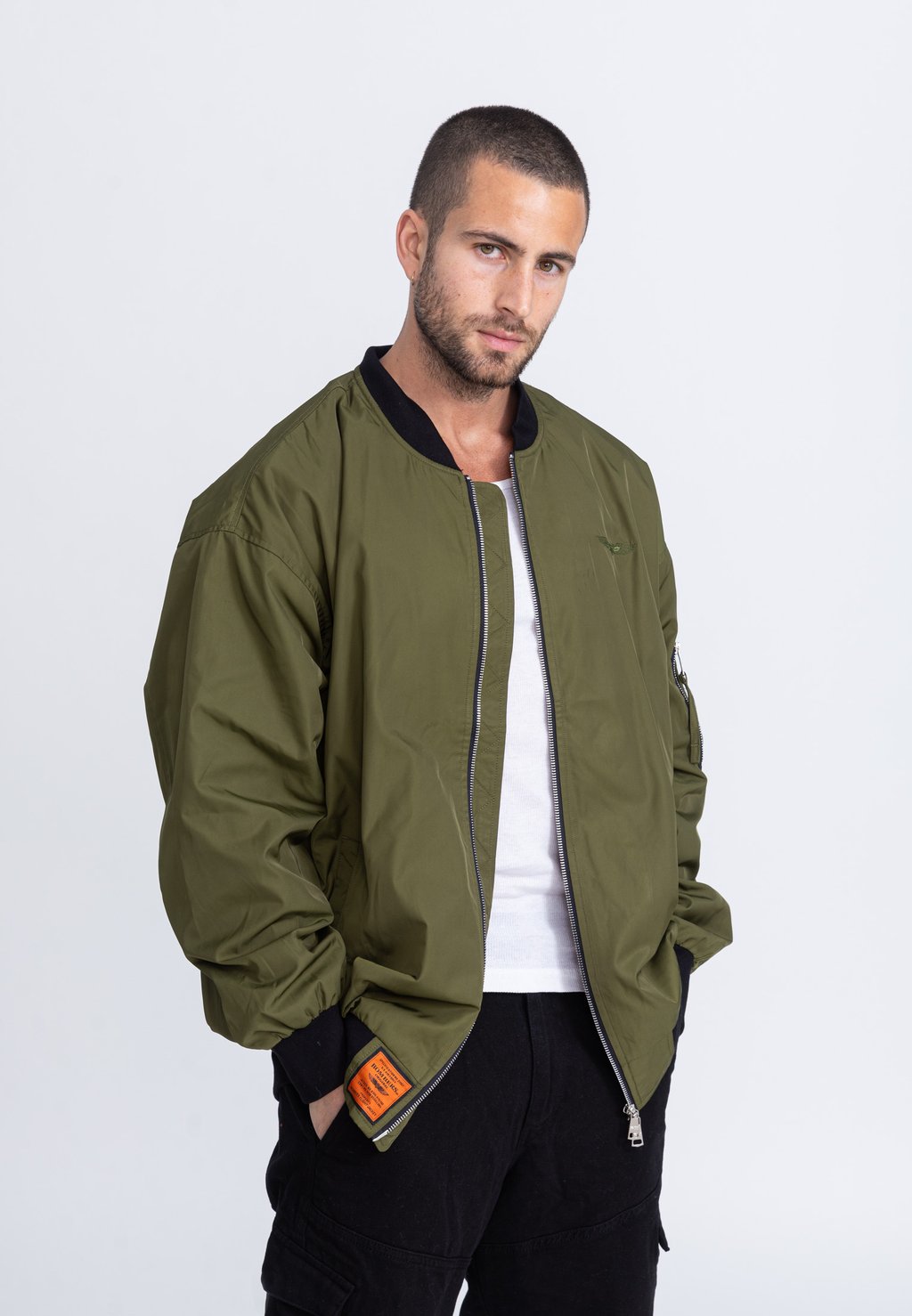 

Куртка-бомбер UNISEX - Short coat Bombers, хаки