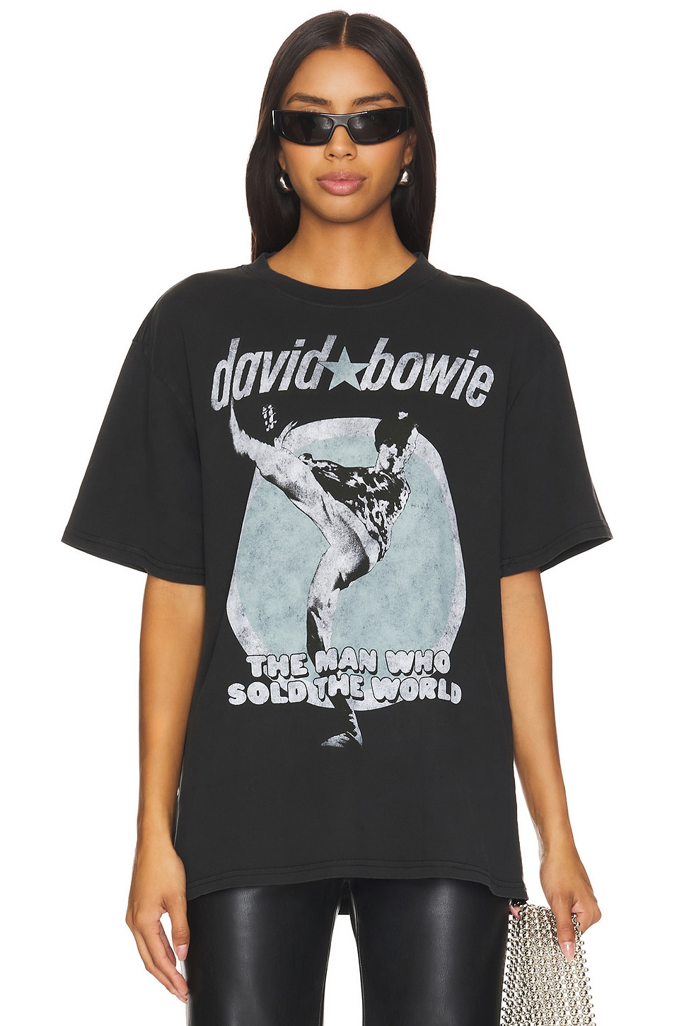 

Дэвид боуи, человек, который продал мир, квадратная футболка Philcos, черный