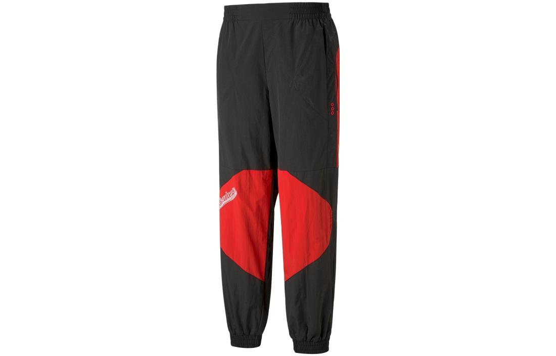 

X FERRARI Повседневные брюки Унисекс Красный Черный PUMA