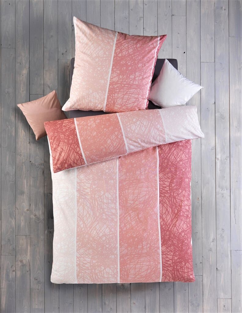 

Комплект постельного белья из 2 предметов, 100% хлопок, комплект постельного белья Renforce, пододеяльник, НОВАЯ кровать, 135x200, наволочка 80x80, розовая роза Optidream Highclass, Розовый, Комплект постельного белья из 2 предметов, 100% хлопок, комплект