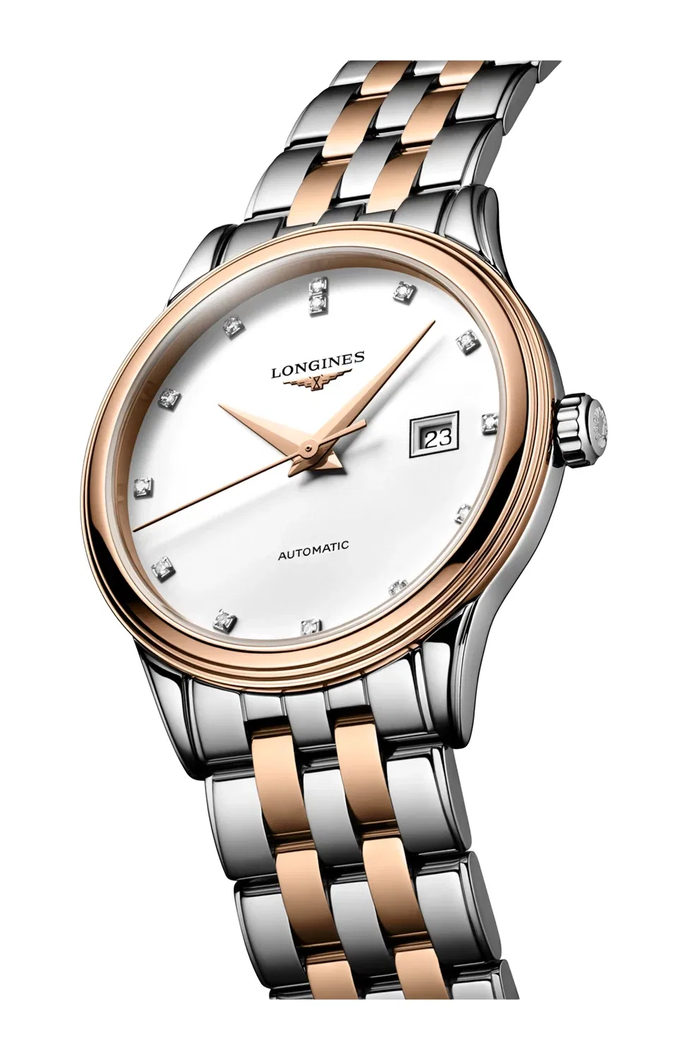Флагман Классик - L4.374.3.98.7 LONGINES, серебряный — фото 4