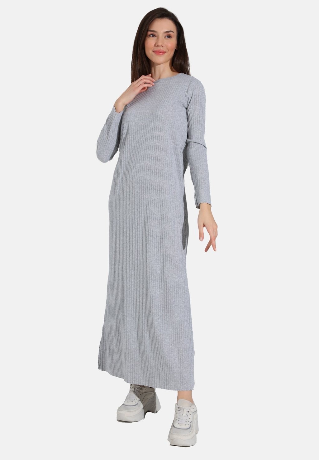 

Платье макси Modanisa, цвет grey