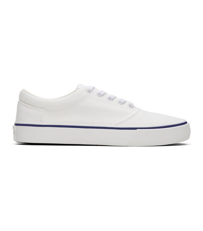 

TOMS Белые холщовые эспадрильи на шнуровке New Look, белый