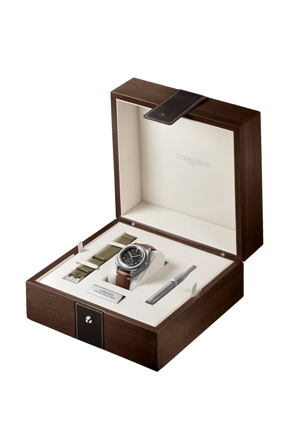 LONGINES PILOT MAJETEC ВЕРСИЯ В КОРОБКЕ - L2.838.4.53.9, серебряный — фото 2