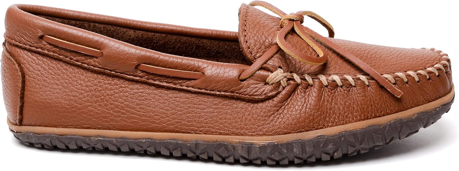 Мокасины Minnetonka для мужчин Moosehide Tread, Caramel — фото 2