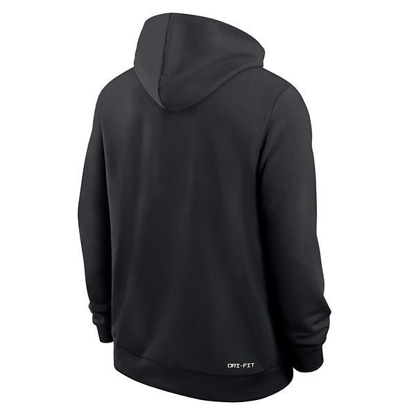 Мужская черная толстовка ucf knights 2025 sideline standard issue dri-fit на молнии Nike — фото 4