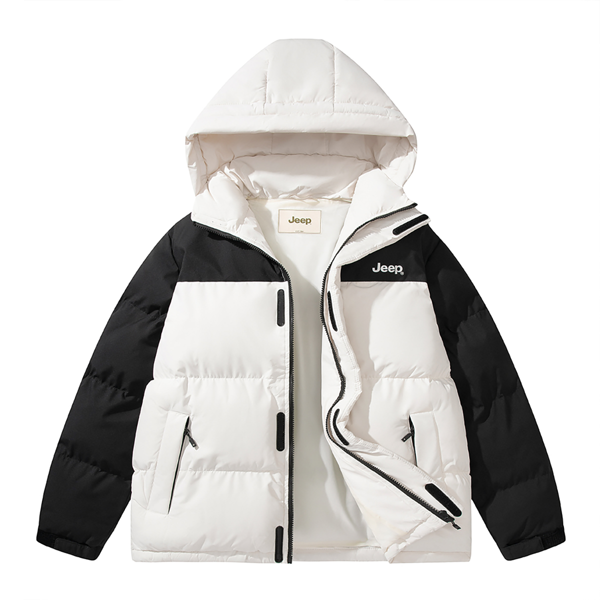 

Пуховик Unisex Jeep, Экрю, Бежевый, Пуховик Unisex Jeep, Экрю