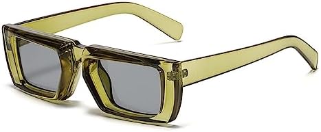 

Солнцезащитные очки в маленькой оправе 2027 года для женщин, модный тренд, стимпанк, винтажные прямоугольные солнцезащитные очки для мужчин в стиле панк MTZJH, D-c7-green