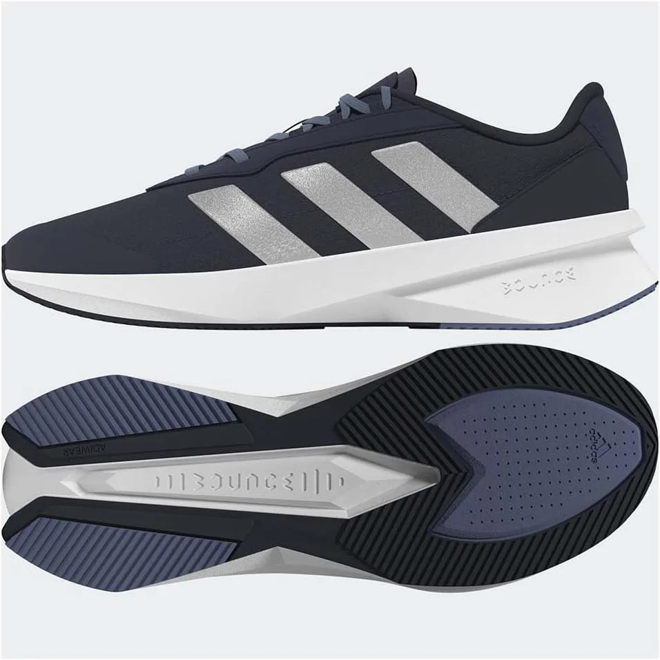Мужские низкие кроссовки Adidas Heawyn (не для футбола), синий/серебряный — фото 4