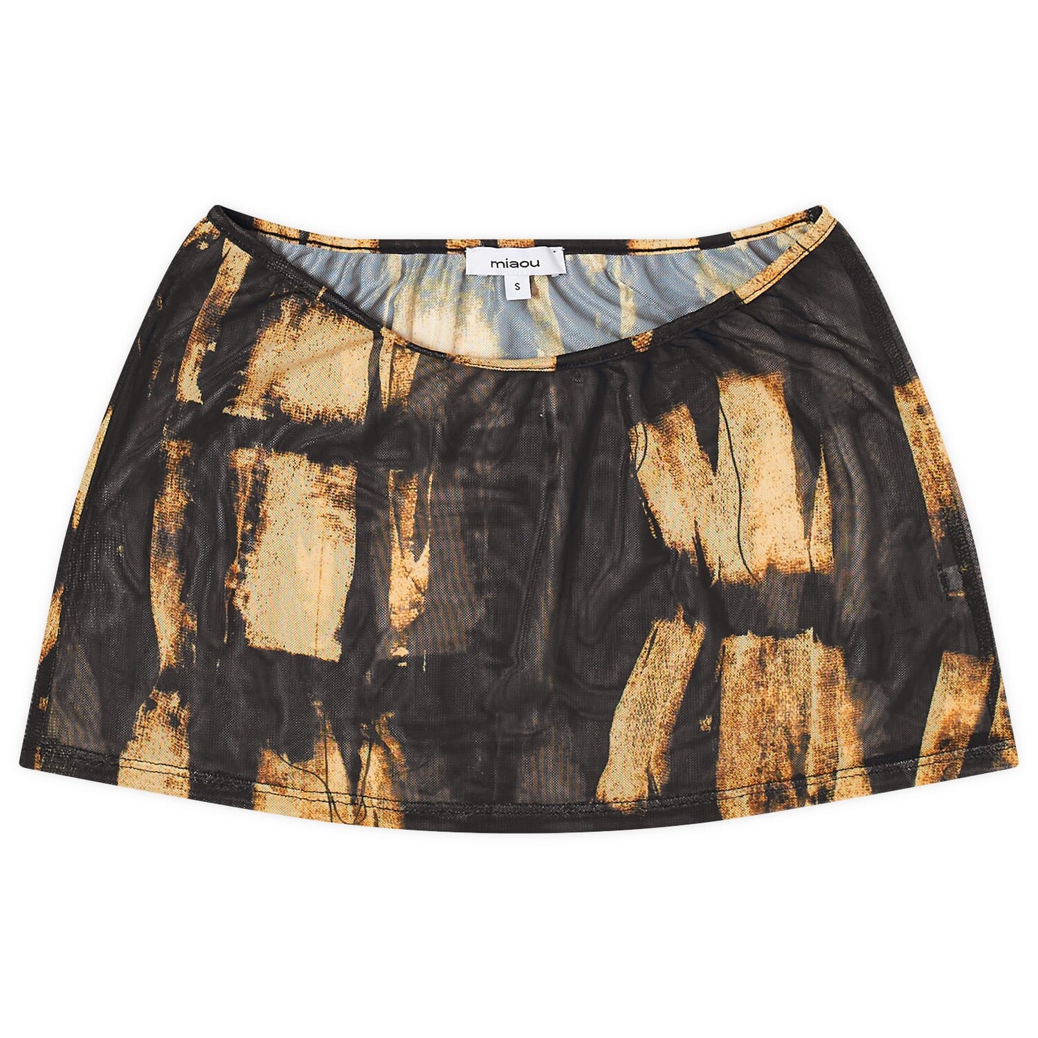 

Юбка мини Miaou Elektra Skirt, цвет Treading Brown