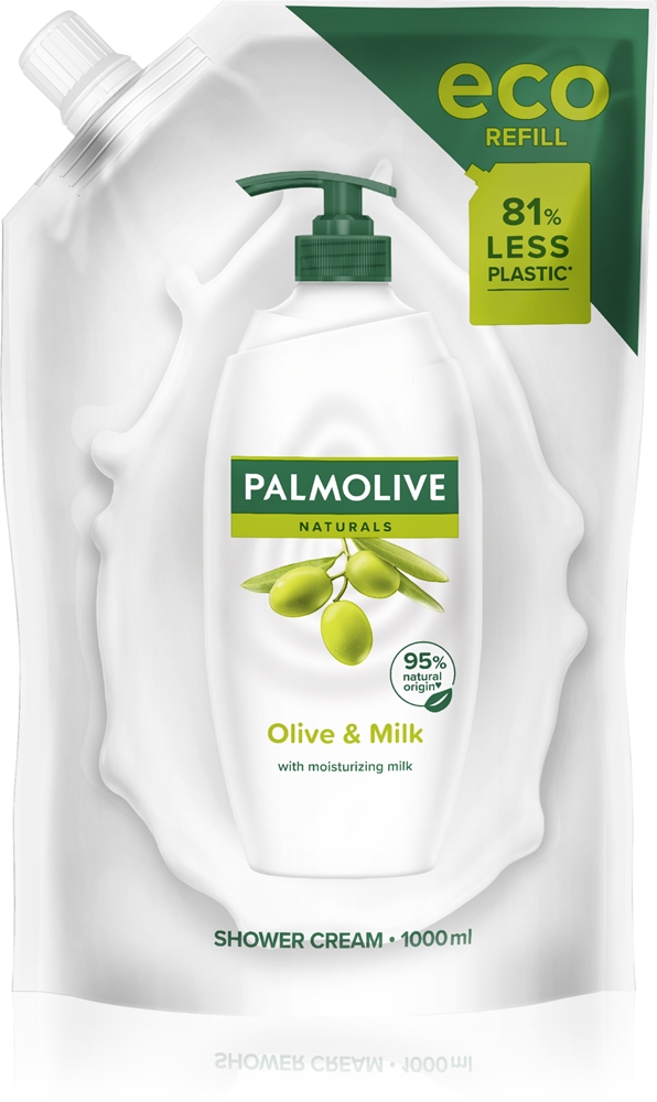 

Сменная упаковка расслабляющего геля для душа Naturals с молоком и оливой Palmolive, 1000 мл