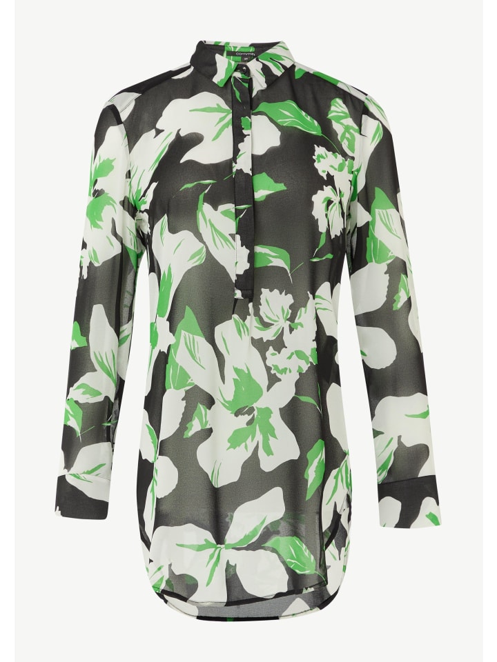 

Блуза comma Bluse langarm, цвет Grün-schwarz